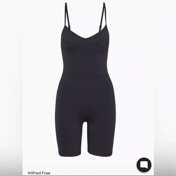 Aritzia Wilfred Free Wherever Romper Black - Picture 1 of 2